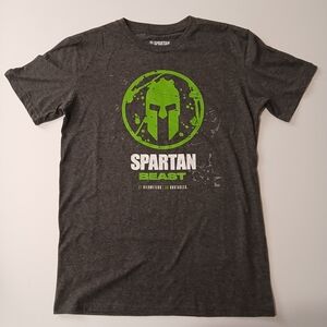 Spartan Beast Racing Men's Gray T-Shirt